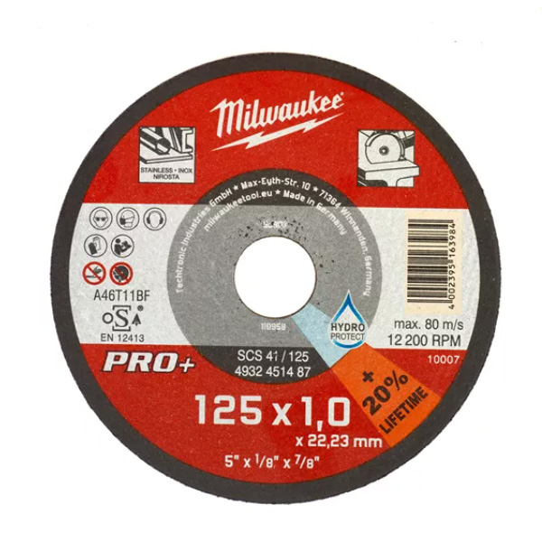 Milwaukee vékony fémvágó tárcsa PRO+, SCS 41 / 125 | 4932451487