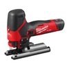 Milwaukee M12 FUEL szúrófűrész, 1×B4 és B2 akku, töltő, koffer | M12 FJS-422X (4933493348)