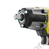 Ryobi 18 V három sebességes 1/2" dugókulcsos ütvecsavarozó, 1/4˝ hex adapter, akkumulátor és töltő nélkül | R18IW3-0 (5133002436)