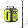 Kép 1/6 - Ryobi 360°-os zöld lézer készlet teleszkópos rúddal | RB360GLL-K (5133005311)