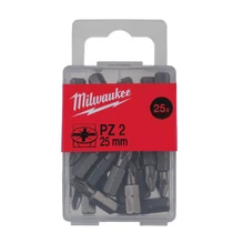 Milwaukee csavarozó bit, PZ 2 x 25 mm - 25 db | 4932399590