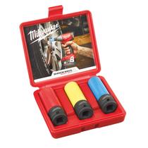 Milwaukee 1/2" Dugókulcs készlet könnyűfém felnikhez 3 részes (17mm, 19mm, 21mm) | (4932451568)