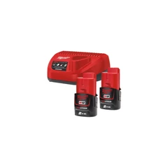 Milwaukee M12 NRG PACK (2 x 2,0 Ah akkumulátor és C12 C töltő) | M12 NRG-202 (4933459209)