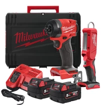 Milwaukee M18 FID3-0X FUEL ütvecsavarozó + M18 IL-0 TRUEVIEW szerelőlámpa 4933479864