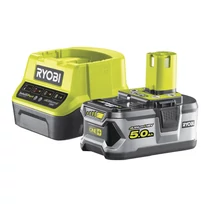 Ryobi 18 V töltő+1x5,0 Ah lítium-ion akkumulátor | RC18120-150 (5133003366)