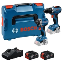 Bosch 2 részes 18 V-os szerszámkészlet | GSR + GDR + 2x GBA 5.0 Ah + GAL 18V-40 (0615A50090)