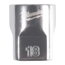 Milwaukee 3/8'' dugókulcs 12 pontos rövid, 18 mm | 4932498810
