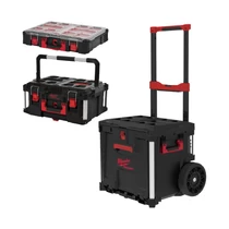 Milwaukee PACKOUT™ gurulós fiókos láda szett, 3 részes | 4932498984