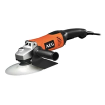 AEG 1200 W csiszológép, 4 m kábel, pótfogantyú, peremes anya, flexibilis alaplap | SE 12-180 (4935412279)