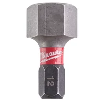 Milwaukee shockwave impact duty csavarozó bitek Hex 12 mm x 25 mm - 2 db | 4932430900