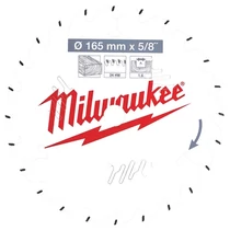 Milwaukee körfűrészlap kézi körfűrészekhez CSB P W 165 x 15.87 x 1.6 x 24ATB | (4932471311)