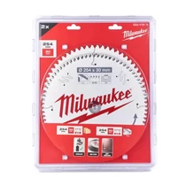 Milwaukee körfűrészlap készlet gérvágókhoz 2 darabos 254 x 60T/80T | 4932479576