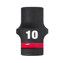Milwaukee 1/2" Dugókulcsbetét hatlapú, gépi, rövid 10 mm - 1 db | 4932480304