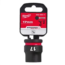 Milwaukee 1/2" Dugókulcsbetét hatlapú, gépi, rövid 17 mm - 1 db | 4932480311