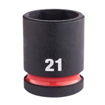 Milwaukee 1/2" Dugókulcsbetét hatlapú, gépi, rövid 21 mm - 1 db | 4932480315