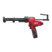 Milwaukee M12 szuperkompakt tömítőanyag és ragasztópisztoly 310 ml kartustartóval | M12 PCG/310C-201B (4933441655)