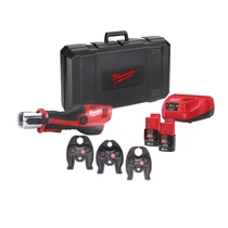 Milwaukee M12 szuperkompakt FORCE LOGIC hidraulikus prés | M12 HPT-202C M-SET (4933443095)