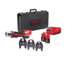 Milwaukee M12 szuperkompakt FORCE LOGIC hidraulikus prés | M12 HPT-202C V-SET (4933443100)