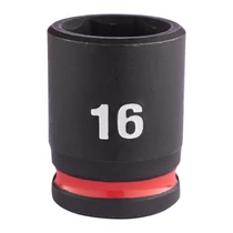 Milwaukee 3/8" gépi dugókulcs 6 lapú, rövid, 16 mm | 4932480273