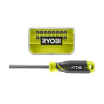 Ryobi 17 db-os csavarozó készlet, ergonomikus, hőre lágyuló gumi fogantyúval | RHSDM1701 (5132006050)