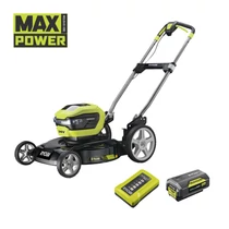 Ryobi 36 V mulcsozó fűnyíró, 51 cm vágási szélességgel (1 x 4.0 Ah) | RY36LMMX51A (5133004591)