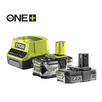Ryobi 18 V töltő + 1x 4,0 + 1x 2,0 Ah lítium-ion akkumulátor | RC18120-242X (5133005961)