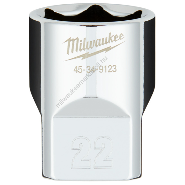Milwaukee 1/2" Dugókulcsbetét rövid - 22 mm | 4932480020