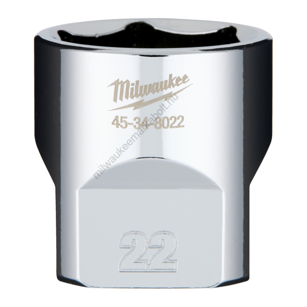 Milwaukee 3/8" dugókulcs rövid, 22 mm | 4932479998