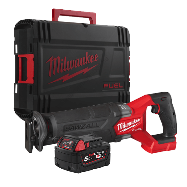 Milwaukee szablyafűrész, 1×5.0 Ah akkumulátor, HD koffer | M18 FSZ-501 TN