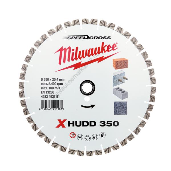 Milwaukee gyémánt vágótárcsa XHUDD 350 mm | 4932492151