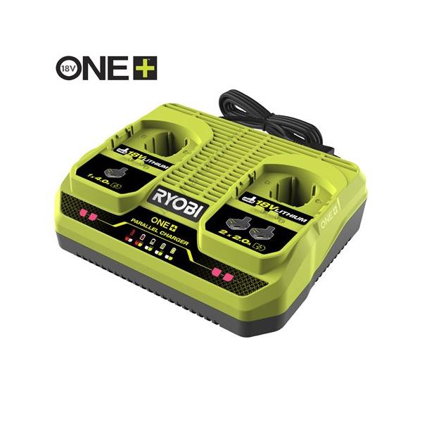 Ryobi ONE+ 2 portos töltő | RC18240 (5133005579)