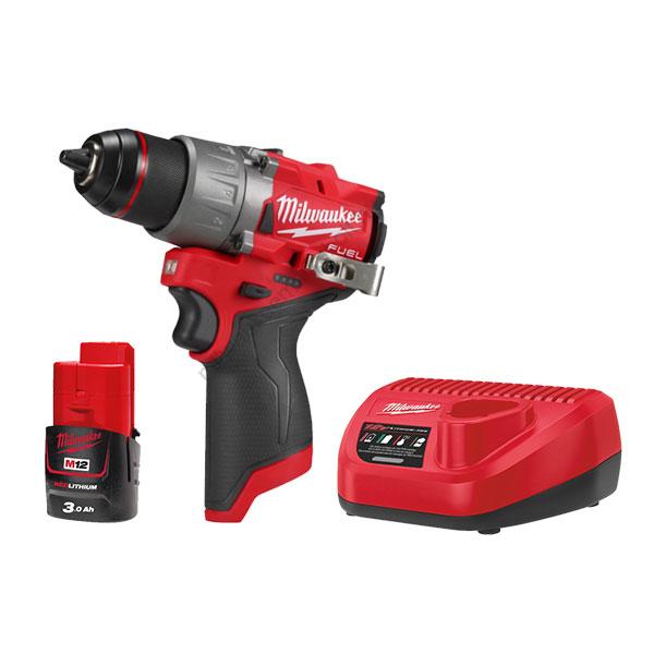 Milwaukee M12 FUEL™ szuperkompakt fúrócsavarozó, töltővel, 1×3.0 Ah akkuval | M12FDD2-301 (4933479872)