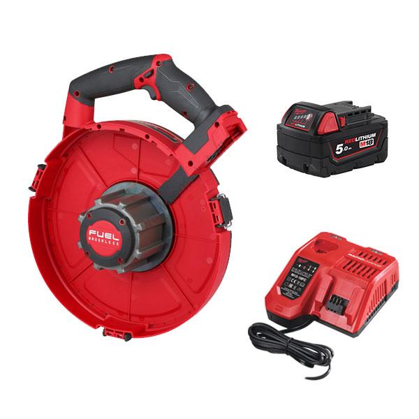 Milwaukee M18 FUEL™ kábelbehúzó, töltővel, 1×5.0 Ah akkuval | M18 FPFT-501 (4933471952)