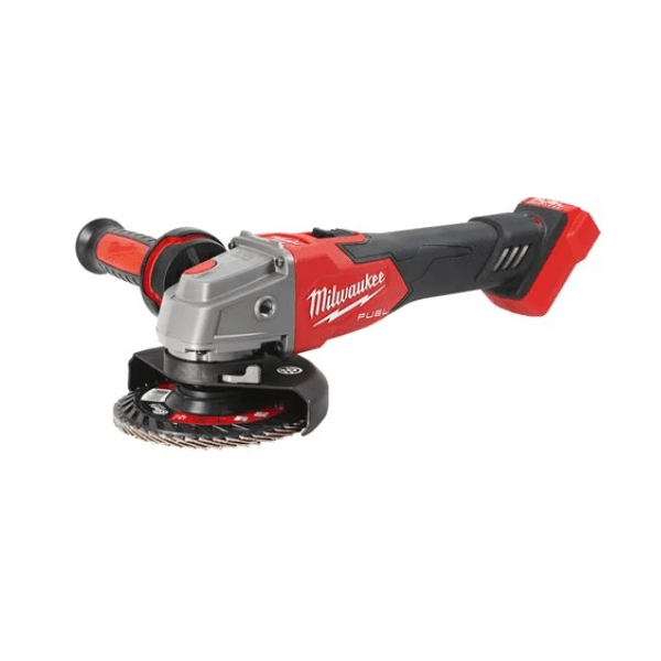 Milwaukee M18 FUEL 125 mm sarokcsiszoló változtatható sebességgel, fékező funkcióval és csúsztatható kapcsolóval  | M18 FSAGV125XB-0X (4933478436)
