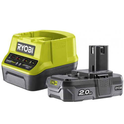 Ryobi 18 V töltő+1x2,0 Ah lítium-ion akkumulátor | RC18120-120 (5133003368)