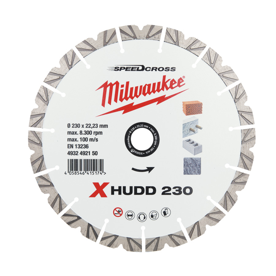 Milwaukee gyémánt vágótárcsa XHUDD 230 mm | 4932492150