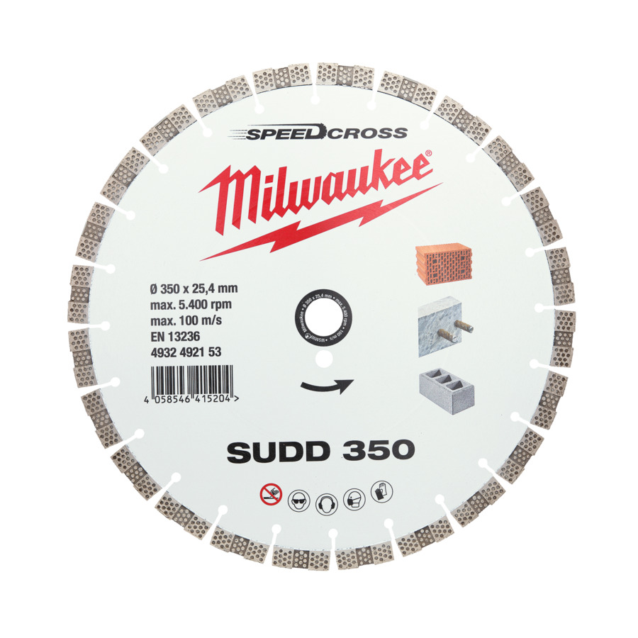Milwaukee gyémánt vágótárcsa SUDD 350 mm | 4932492153