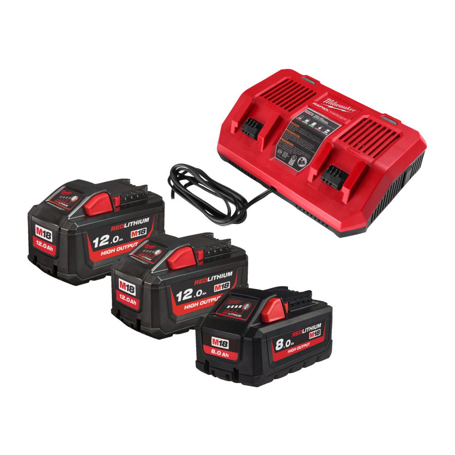 Milwaukee M18 akkumulátor és töltő szett | M18 HNRGO1-823 (4932492933)