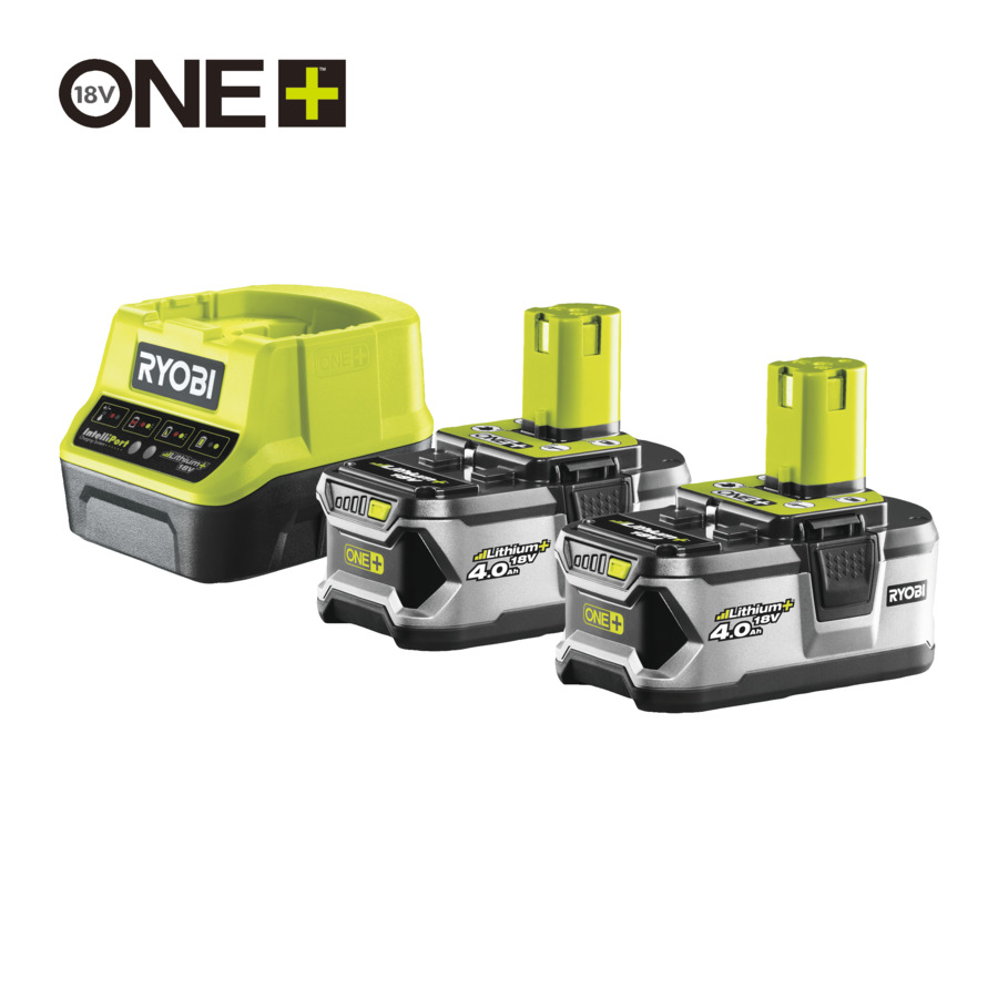 Ryobi 2 x 4.0 Ah Lithium+ akkumulátor és töltő | 5133003363